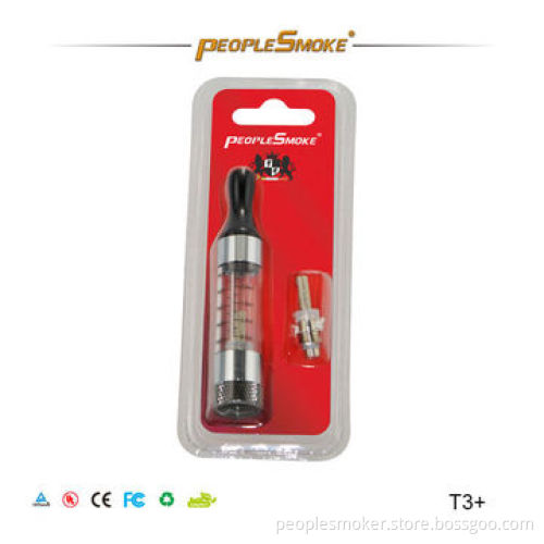 Electronic Cigarette with T3 Chargeable Coil and Clearomizer
